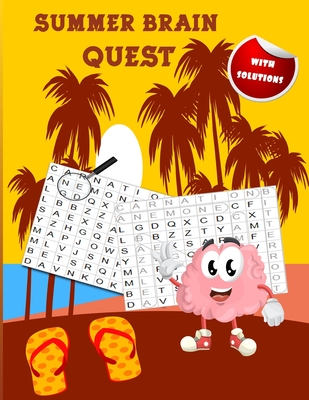 Summer Brain Quest: amazing wordsearch puzzle books ( with solutions ) - Wonderful Word Search