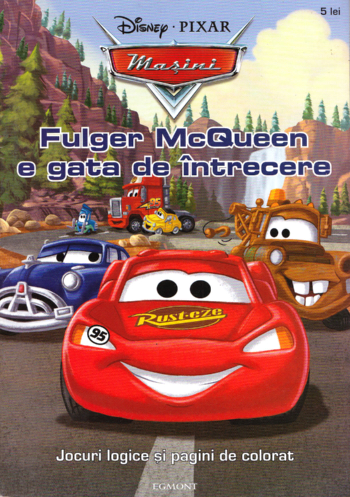 Disney Pixar Masini - Fulger Mcqueen e gata de intrecere