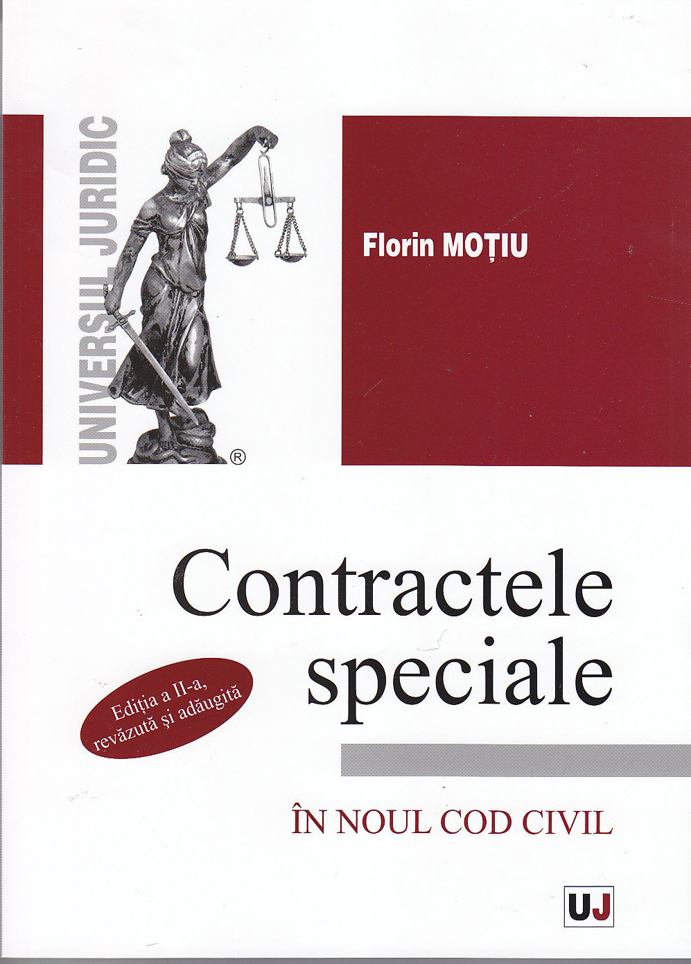 Coperta cărții 'Contractele speciale in noul cod civil - Florin Motiu'