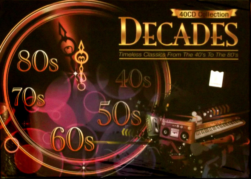 Imaginea produsului '40CD Collection Decades - Timeless classics from the 40 's to the 80 's'