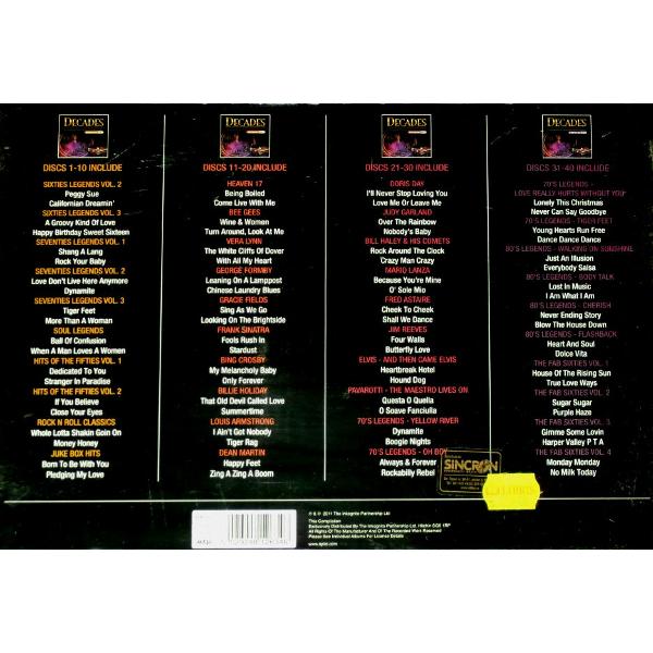 40CD Collection Decades - Timeless classics from the 40 's to the 80 's