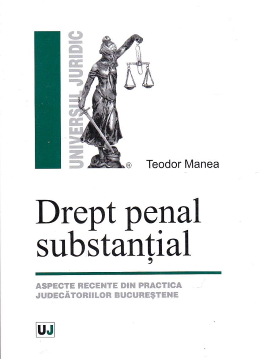 Drept penal substantial - Teodor Manea