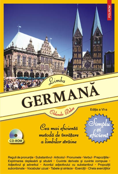 Coperta cărții 'Limba Germana - Simplu si eficient contine cd-Rom ed.6 - Orlando Balas'