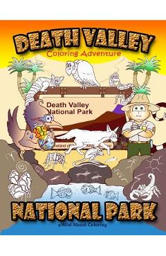 Coperta cărții 'Death Valley National Park Coloring Adventure - Mike Foley'