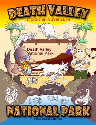 Coperta cărții 'Death Valley National Park Coloring Adventure - Mike Foley'
