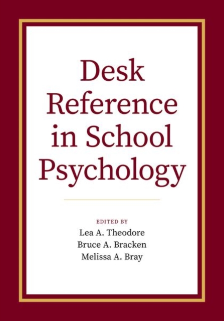 Desk Reference in School Psychology - Lea A. Theodore