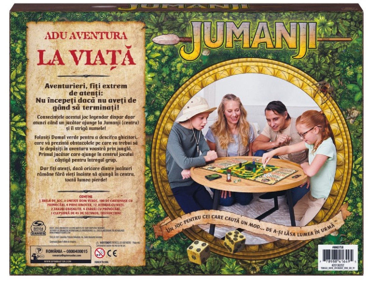 Joc Jumanji in limba romana