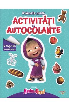 Poza produsului Masha si Ursul. Primele mele activitati cu autocolante