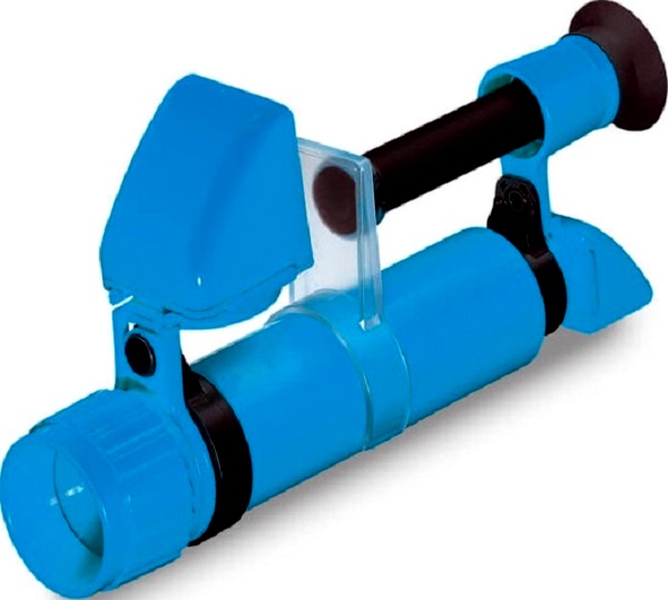 Instrument optic 3 in 1: Telescop, periscop si microscop. Albastru