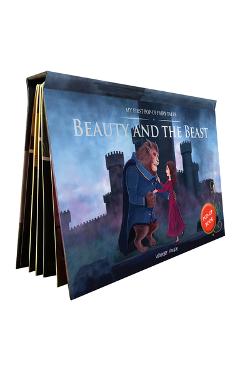 Coperta cărții 'Beauty and the Beast: My First Pop-Up Fairy Tales - Wonder House Books'