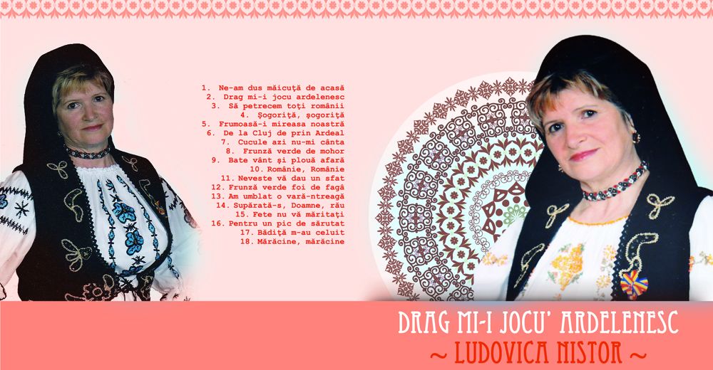 Imaginea produsului 'CD Ludovica Nistor - Drag Mi-I Jocu Ardelenesc'