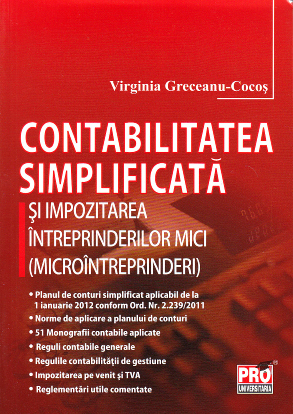 Contabilitatea simplificata - Virginia Greceanu-Cocos