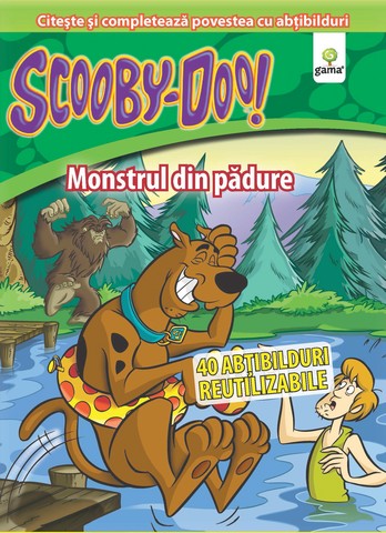 Scooby-Doo! - Monstrul din padure - Citeste si completeaza povestea cu abtibilduri