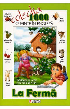 Coperta cărții '1000 de cuvinte în engleză - La Ferma'