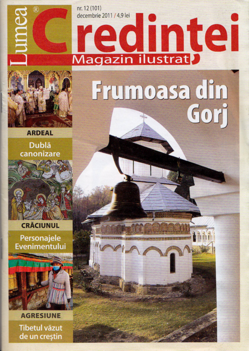 Coperta cărții 'Lumea Credintei - Decembrie 2011'