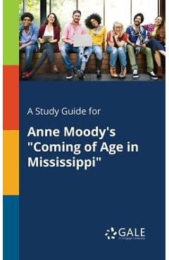 Coperta cărții 'A Study Guide for Anne Moody's 