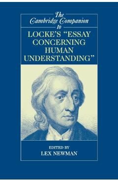 Coperta cărții 'The Cambridge Companion to Locke's 'Essay Concerning Human Understanding' - Lex Newman'
