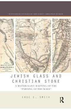 Coperta cărții 'Jewish Glass and Christian Stone: A Materialist Mapping of the 