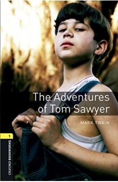 Coperta cărții 'The Adventures of Tom Sawyer - Mark Twain'