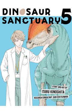 Coperta cărții 'Dinosaur Sanctuary Vol. 5 - Itaru Kinoshita'