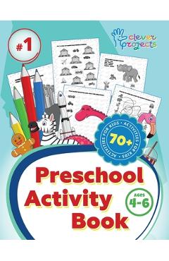 Coperta cărții 'Preschool Activity Book for Kids 4-6 Years Old: Activity Book for Kids - Gaynutdinova'