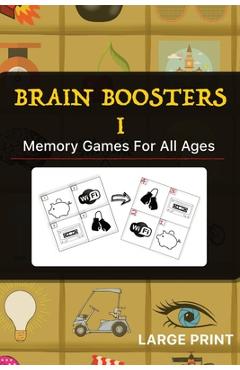 Coperta cărții 'Brain Boosters I: Memory Games For All Ages - Oddstag Publishing'