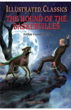 Coperta cărții 'The Hound of the Baskervilles - Sir Arthur Conan Doyle'