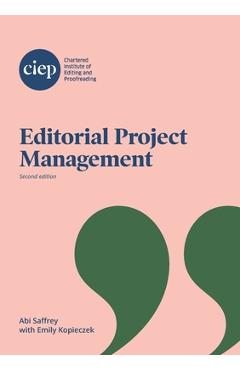 Editorial Project Management - Abi Saffrey