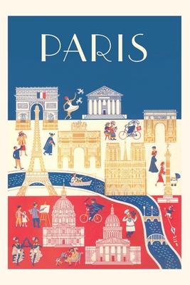 Vintage Journal Paris Travel Poster - Found Image Press