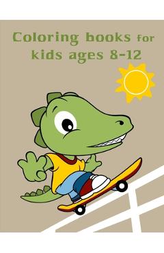 Poza produsului Coloring Books For Kids Ages 8-12: Baby Cute Animals Design and Pets Coloring Pages for boys, girls, Children - J. K. Mimo