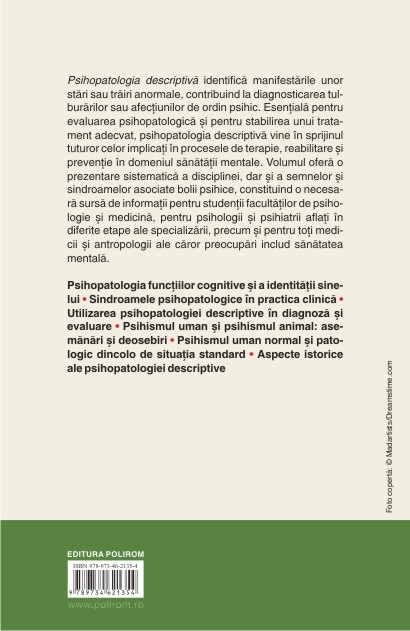 Psihopatologie descriptiva - Mircea Lazarescu, Ramona Baranescu