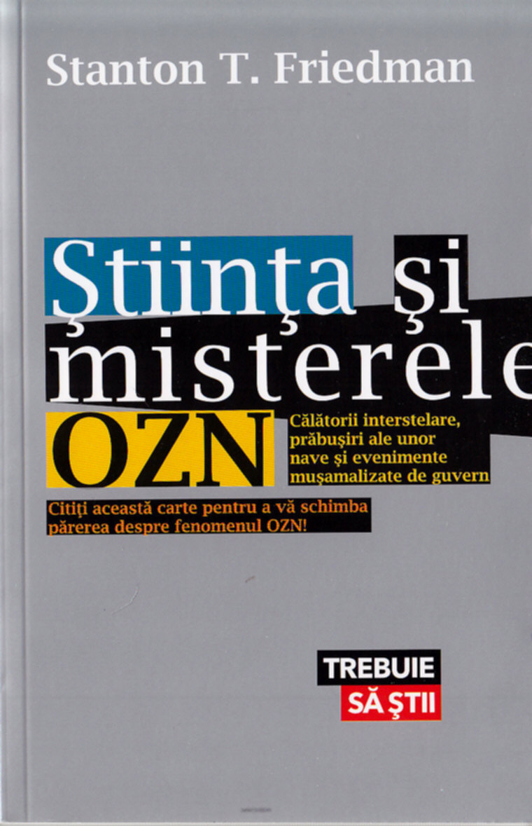Coperta cărții 'Stiinta si misterele Ozn - Stanton T. Friedman'