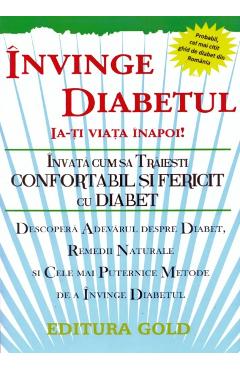 Coperta cărții 'Invinge Diabetul - Badea Mihaela'