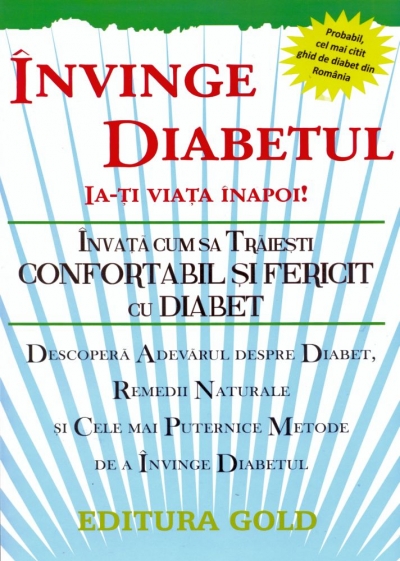 Coperta cărții 'Invinge Diabetul - Badea Mihaela'