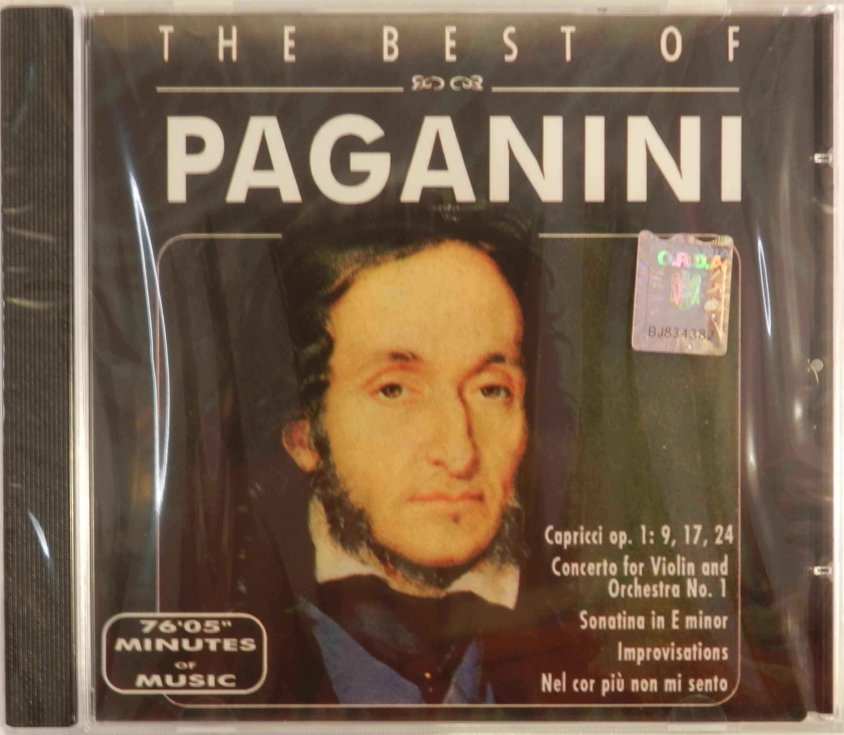 Imaginea produsului 'CD Paganini - The Best Of'