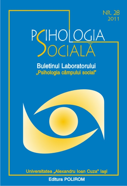 Psihologia sociala nr. 28 2011 - Buletinul laboratorului