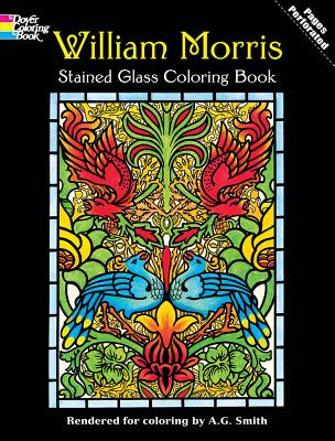 William Morris Stained Glass Coloring Book - William Morris