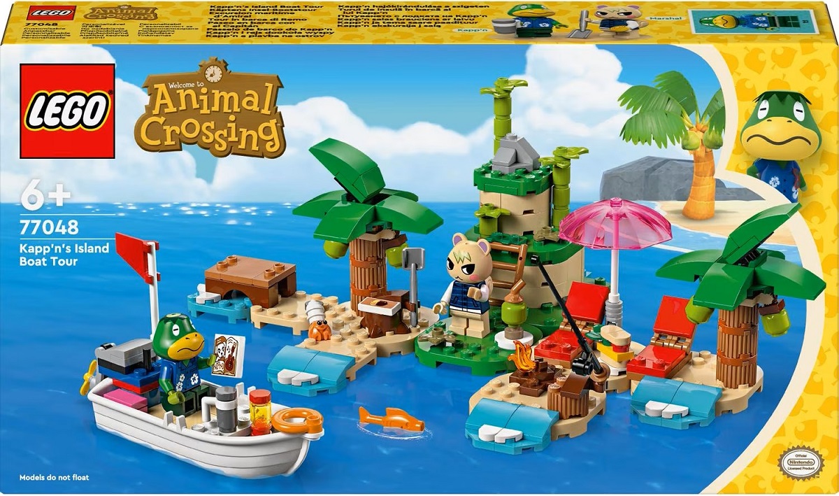 Lego Animal Crossing. Turul insulei in barca lui Kapp'n