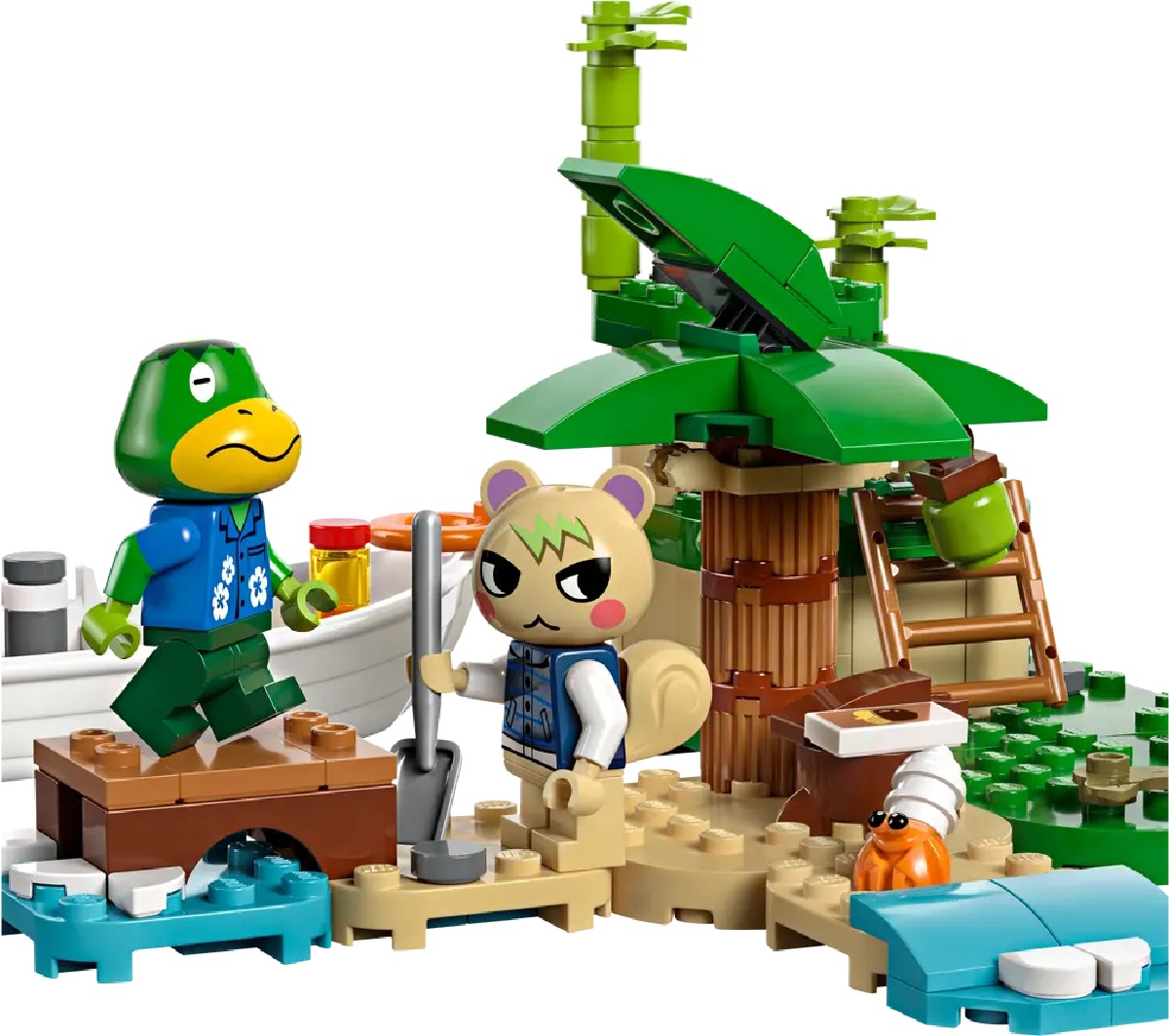 Lego Animal Crossing. Turul insulei in barca lui Kapp'n