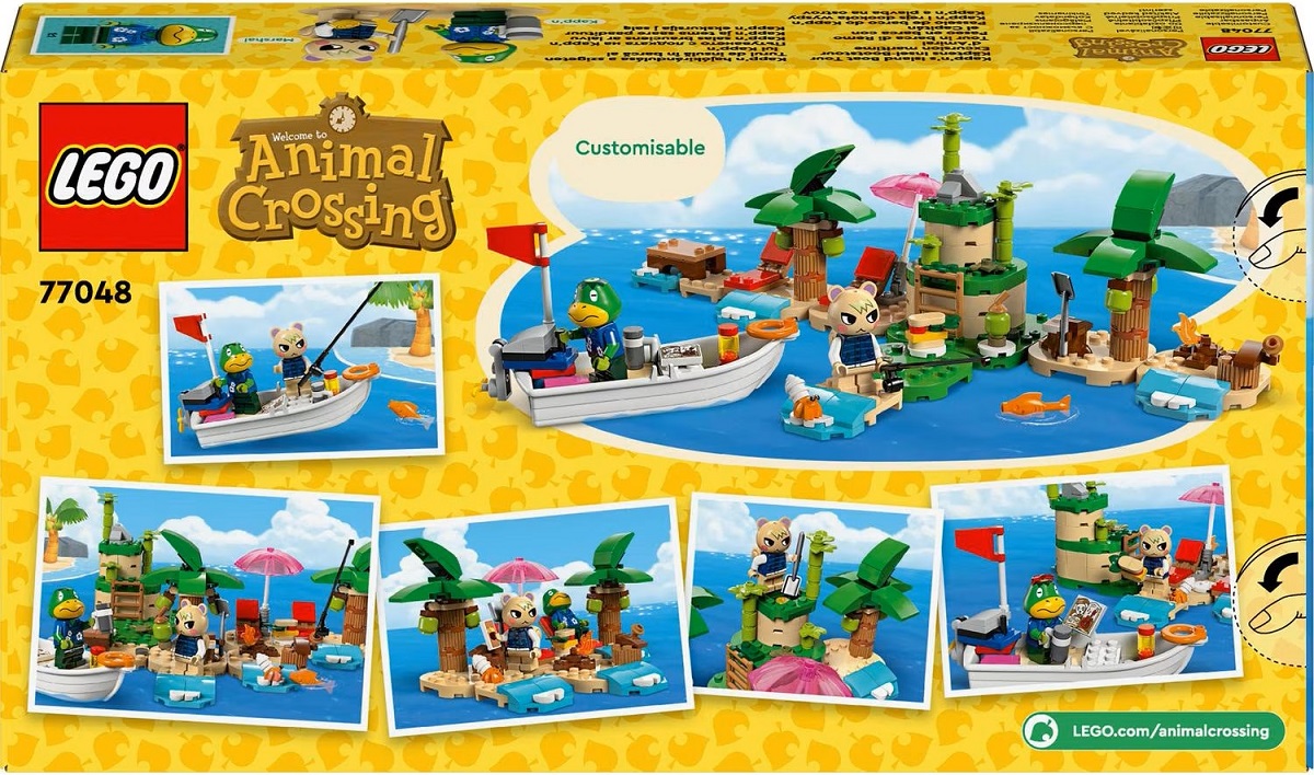 Lego Animal Crossing. Turul insulei in barca lui Kapp'n