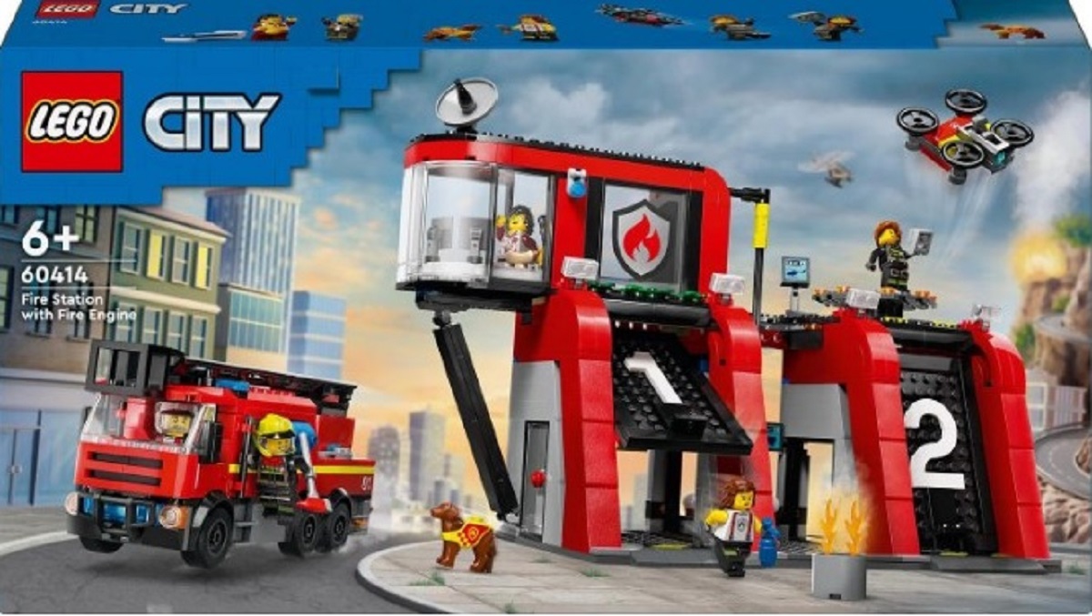 Lego City. Statie si camion de pompieri