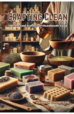Coperta cărții 'Crafting Clean: The Art and Science of Handmade Soap - Hannah Thompson'