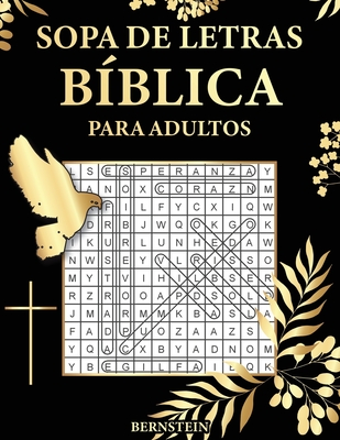 Sopa de letras bíblicas para adultos: 100 Sopa de letras - Con soluciones y letras grandes - Bernstein