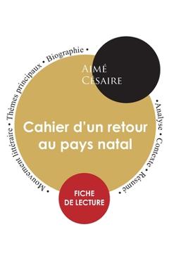 Poza produsului Fiche de lecture Cahier d'un retour au pays natal (Étude intégrale) - Aimé Césaire