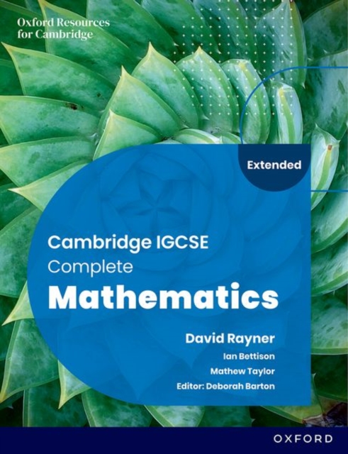 Cambridge IGCSE Complete Mathematics Extended Student Book 6 - Bettison