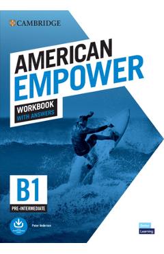 Coperta cărții 'American Empower Pre-Intermediate/B1 Workbook with Answers - Peter Anderson'