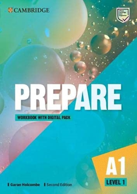 Coperta cărții 'Prepare Level 1 Workbook with Digital Pack - Garan Holcombe'