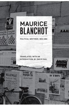 Coperta cărții 'Political Writings, 1953-1993 - Maurice Blanchot'