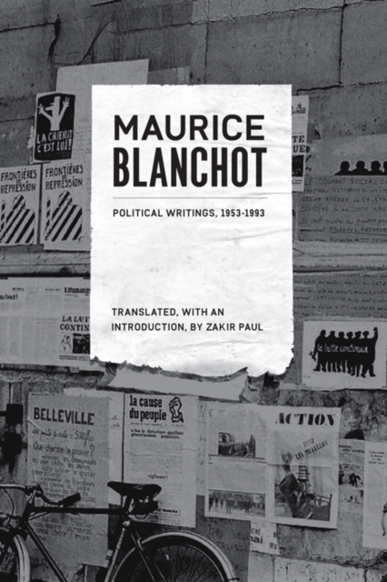 Coperta cărții 'Political Writings, 1953-1993 - Maurice Blanchot'