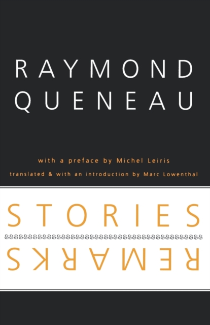 Stories and Remarks - Raymond Queneau